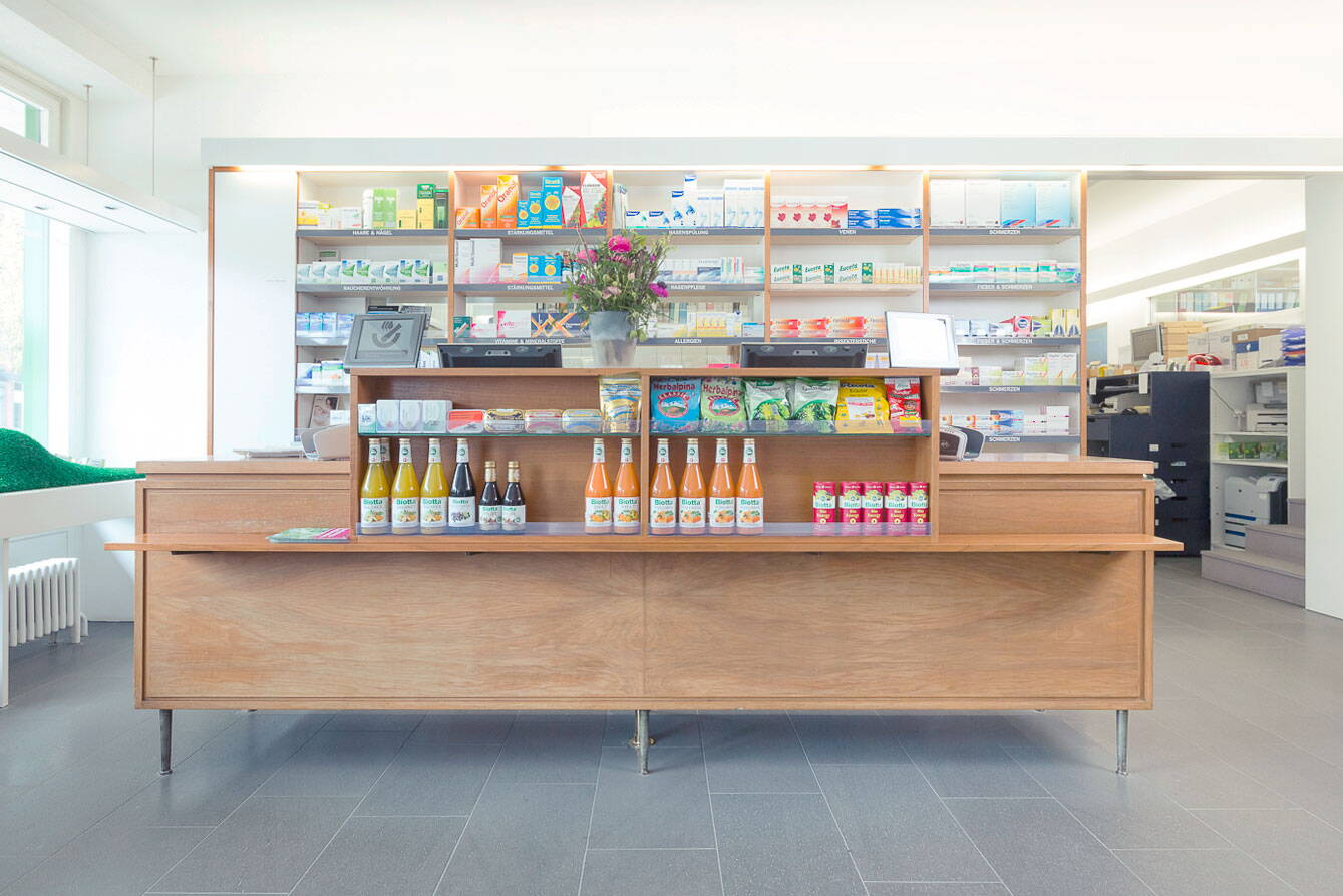 Kassenbereich Steinhölzli Apotheke Kassenbereich Steinhölzli Apotheke